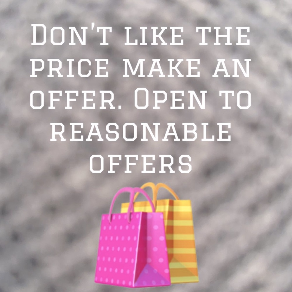 Open to reasonable offers